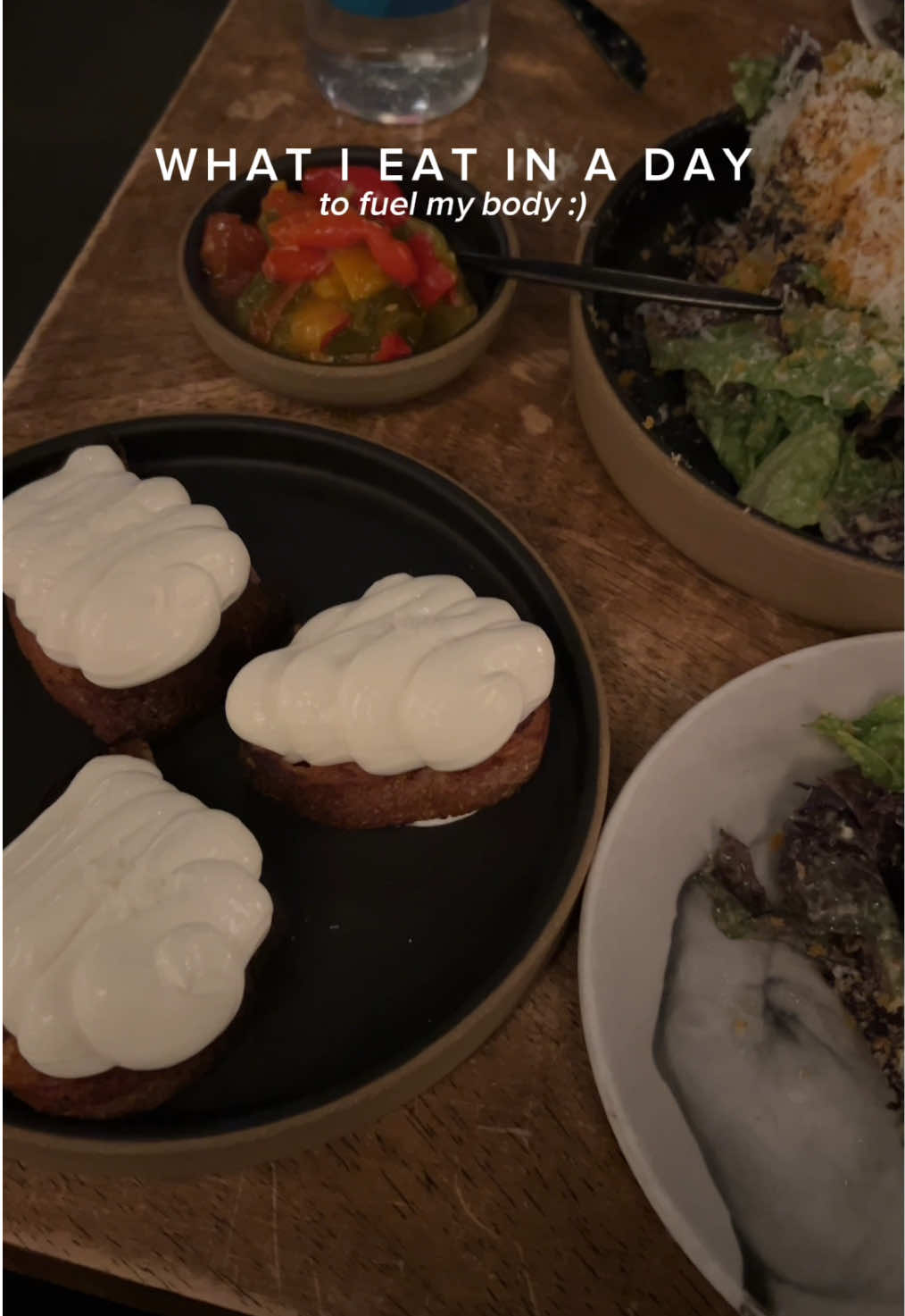 TikTok post by @samgbrady for MoonBrew. Caption reads: [...] 🍝🥗 @ALOHA Protein @PEScience @MoonBrew....