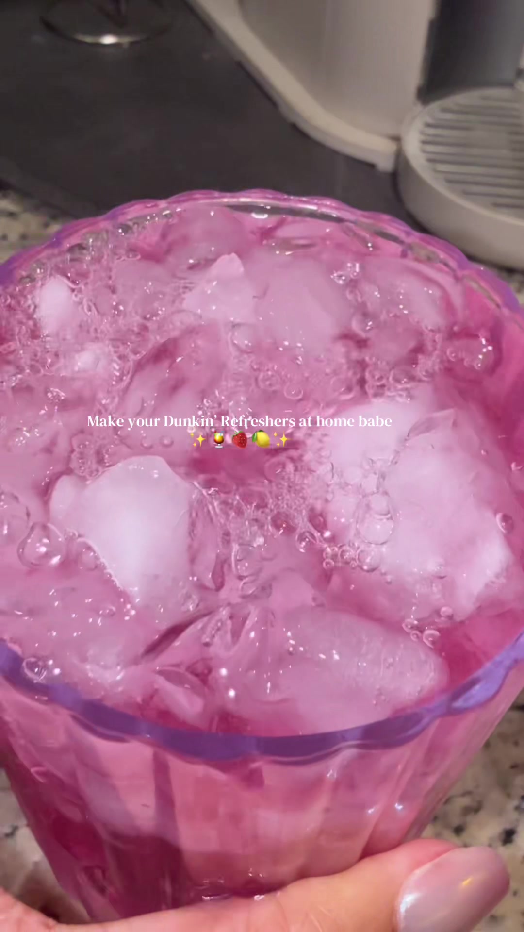 TikTok post by @msdee_931 for Singles To Go. Caption reads: [...] #dunkin #summerdrink @Singles To Go.