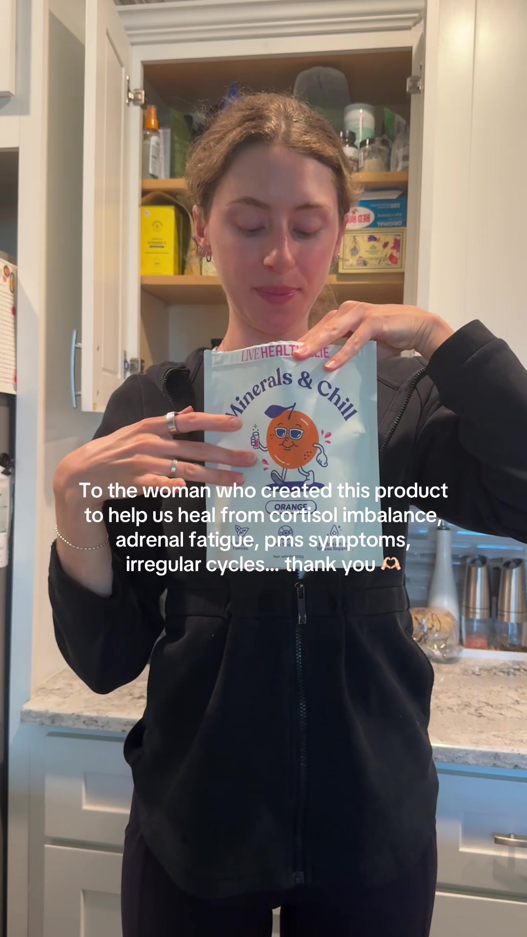 TikTok post by @larslavishlife for Live Healthillie. Caption reads: [...] & has clean ingredients! Thank you @Live....