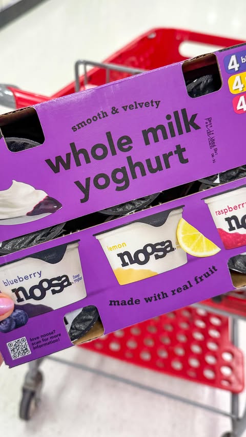 Instagram post by @targettakesmypaycheck for noosa yoghurt. Caption reads: [#AD] Head to Target because this @noosayoghurt....