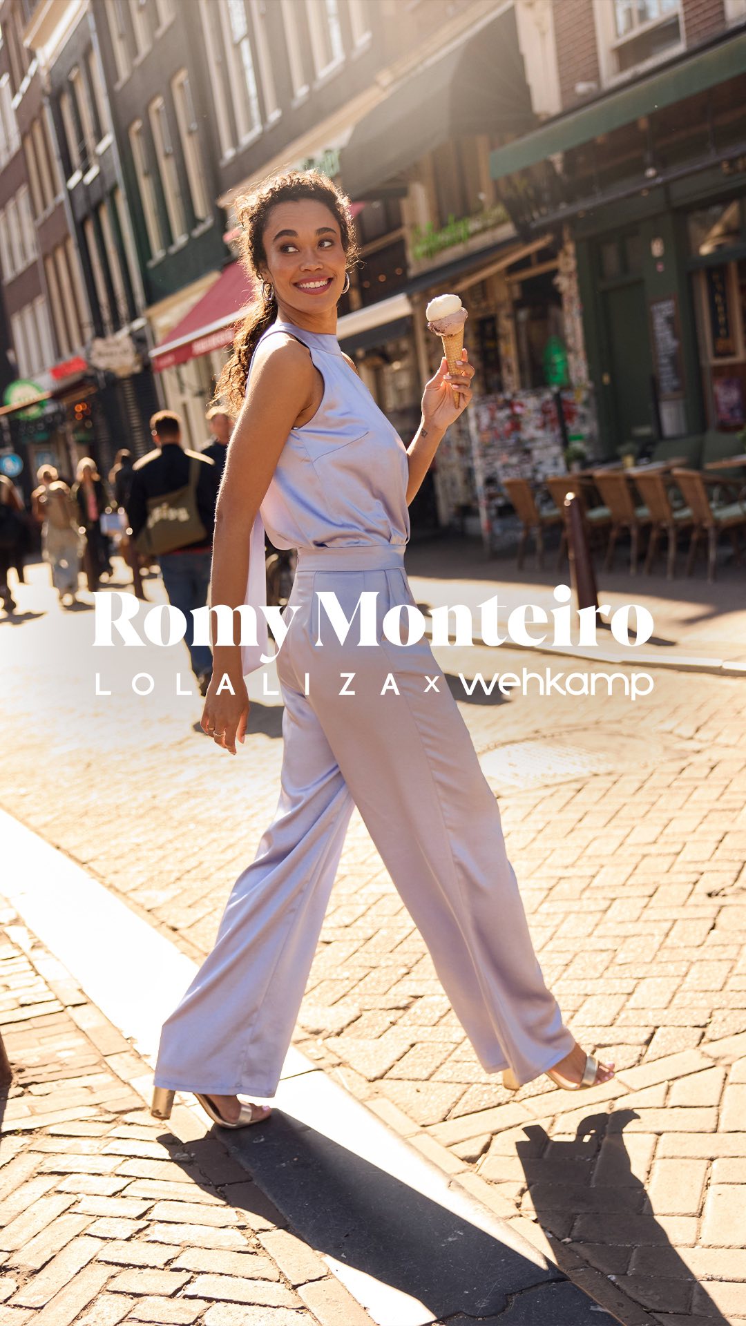 Instagram post by @romymonteiro for Wehkamp. Caption reads: It’s here! De collectie van @romymonteiro voor....