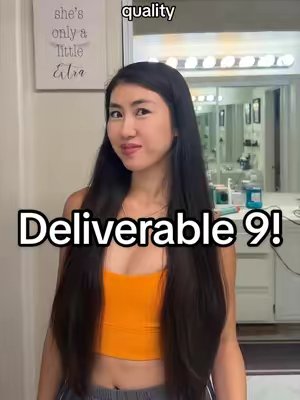 TikTok post by @thaoxtrann for Cocomint Beauty. Caption reads: [...] on day 2 hair…in like 30 seconds....