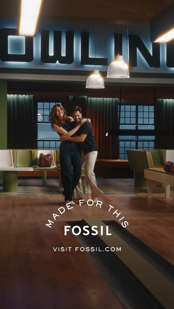 Instagram post by @kritisanon for fossil. Caption reads: Get ready to be bowled over! 🎳✨ 

Discover our....