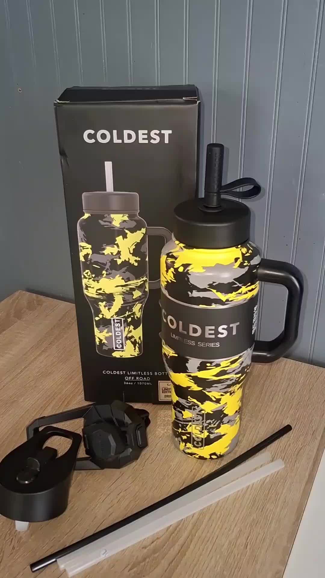 TikTok post by @tatumt12 for Coldest. Caption reads: @Coldest #coldestpartner #tiktokshop .