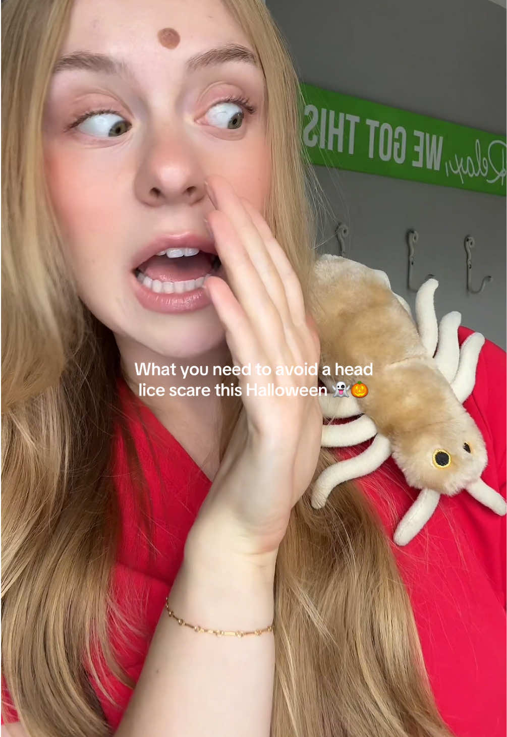 TikTok post by @cailin_dhy for Fairy Tales Hair Care. Caption reads: [...] horror this spooky season with....