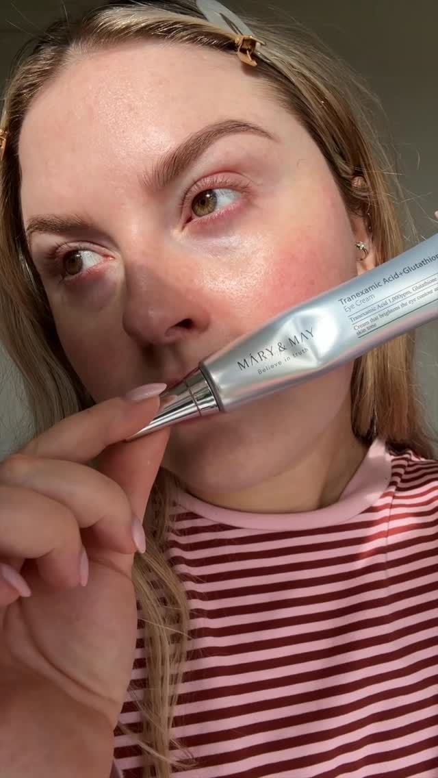 Instagram post by @shaaanxo for YesStyle. Caption reads: AD guys this eye cream is affordable and its....