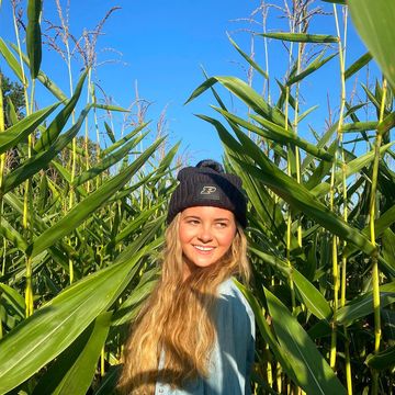 Instagram post by @autumn_lee96 for Love Your Melon. Caption reads: Enjoying a glimpse of fall a few weeks....