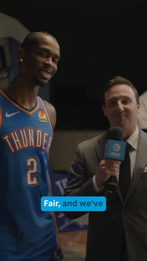 Instagram post by @nickgallo22 for AT&T. Caption reads: 🎤 check… is this thing on? 🤔
12.12.25 → stay....