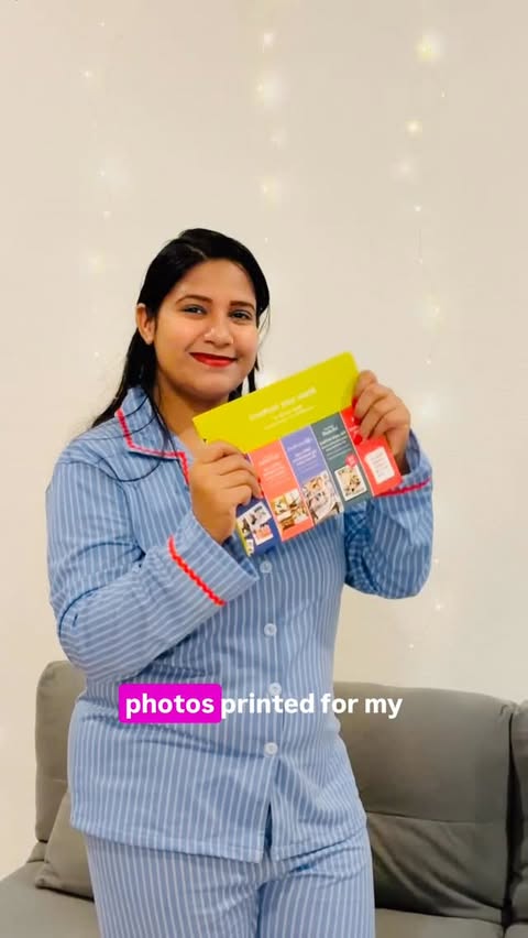 Instagram post by @glowing_bloom_star for FreePrints. Caption reads: [...] of just on my phone. Check out @FreePrints....