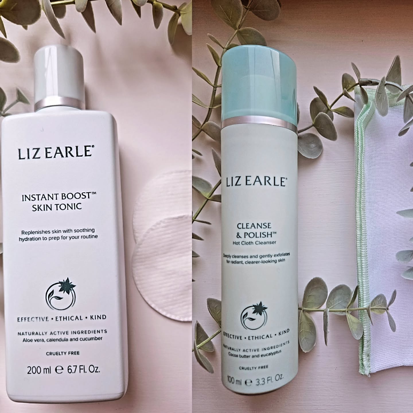 Instagram post by @reviews1990xx for Liz Earle Beauty Co.. Caption reads: #AD @lizearlebeautyco #LizEarleBeauty [...].