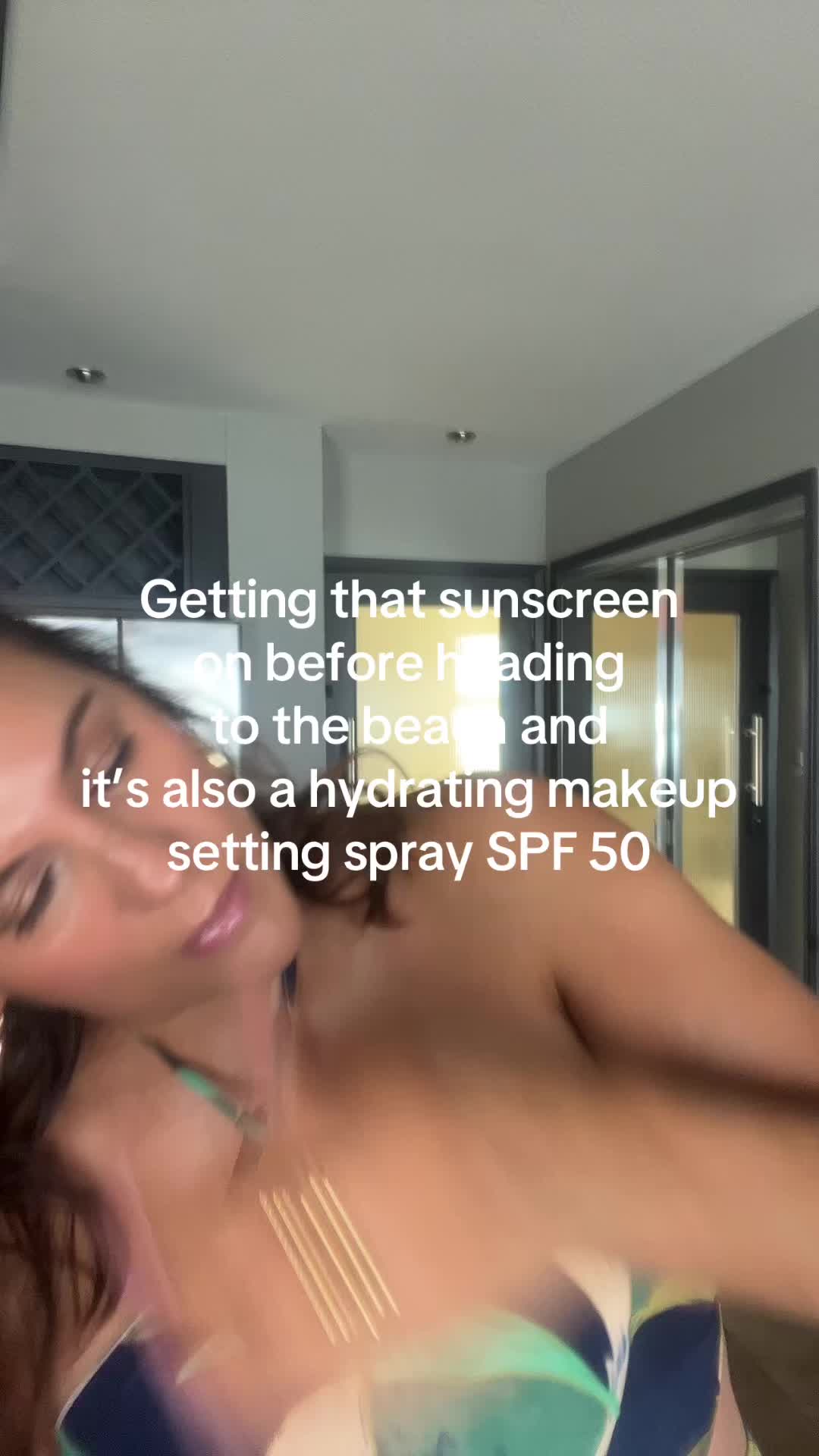 TikTok post by @nikyfrancoluna for NAKED SUNDAYS. Caption reads: [...] Plum, hyaluronic acid. Naked Sundays....