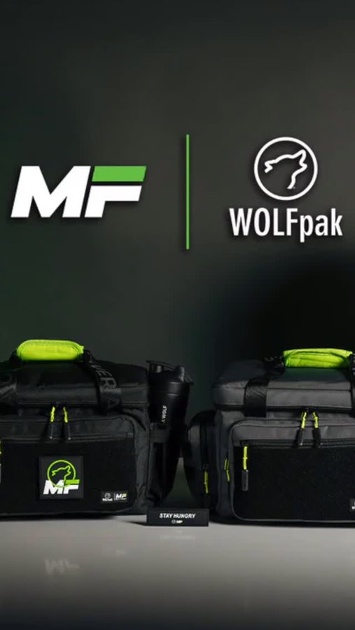 Instagram post by @nadiacapotosto_ifbbpro for Megafit Meals. Caption reads: 🔥 Maximum capacity, maximum organization! 🔥 The....