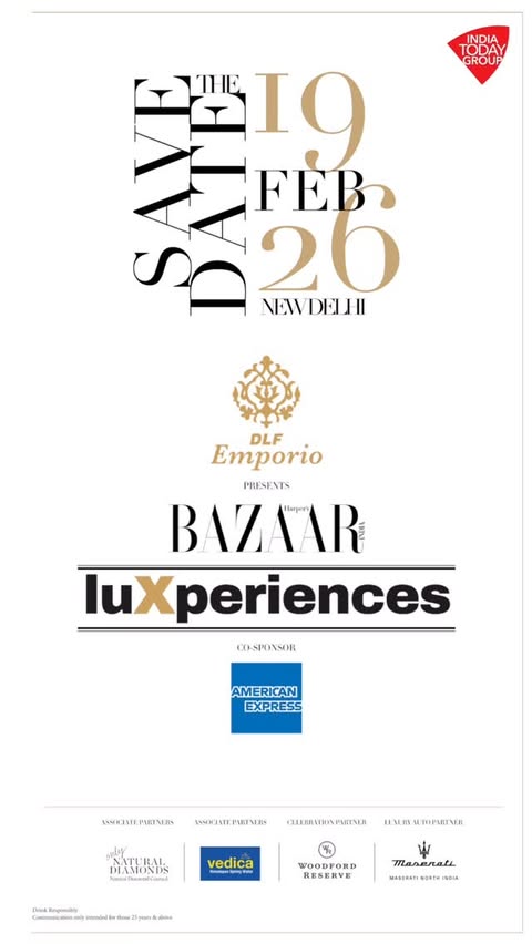 Instagram post by @dlfemporio for Harper’s BAZAAR. Caption reads: The much-awaited third edition of Harper’s Bazaar....