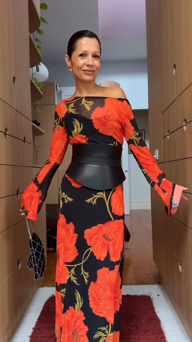 Instagram post by @marissalepps_ for Never Fully Dressed. Caption reads: a great dress option if you’re attending a wedding....