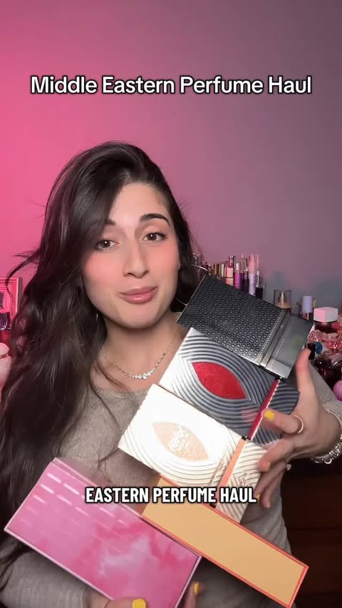 Instagram post by @ashleymariedelgado for Zimaya Perfumes. Caption reads: [...] and fragrances from one my favs....