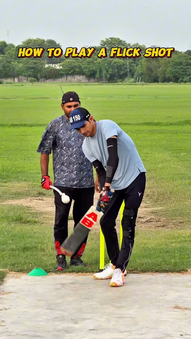 Instagram post by @arhambutt150 for IRONGEAR Fitness. Caption reads: How to play a Flick Shot — Tag Your Cricket....