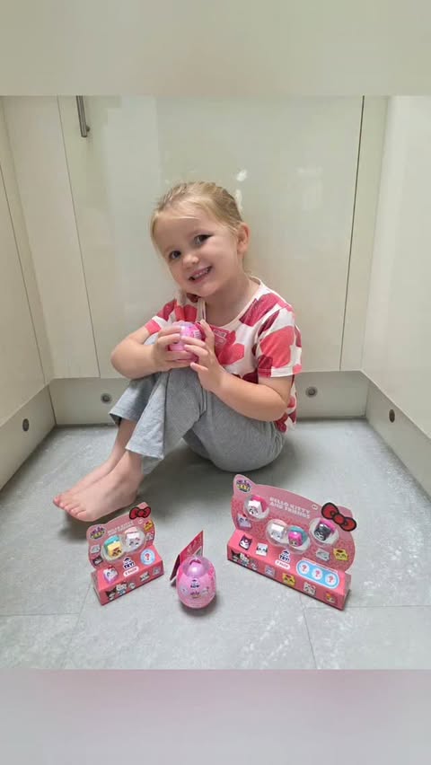 Instagram post by @life_with_the_whites_ for Vivid Toy Group. Caption reads: AD | Hello Kitty and Friends have joined the....