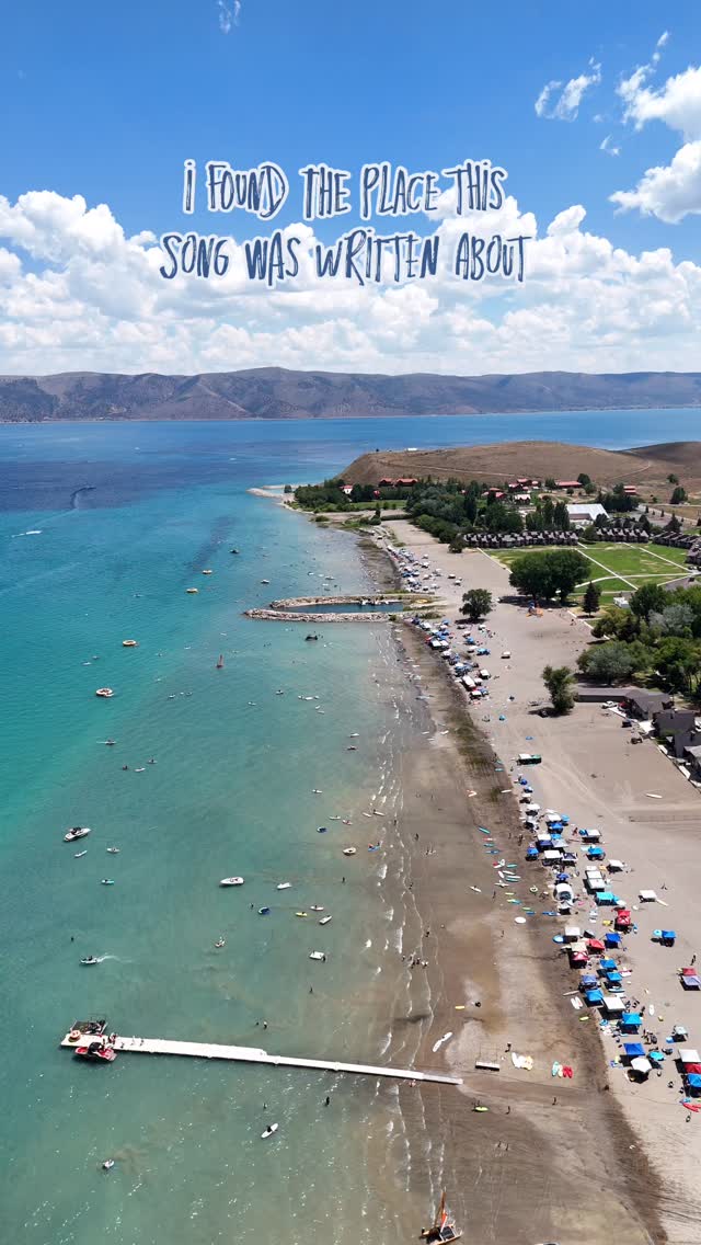 Instagram post by @merrills.on.the.move for Visit Utah. Caption reads: 𝙏𝙝𝙚 𝘾𝙖𝙧𝙧𝙞𝙗𝙚𝙖𝙣 𝙤𝙛 𝙩𝙝𝙚....