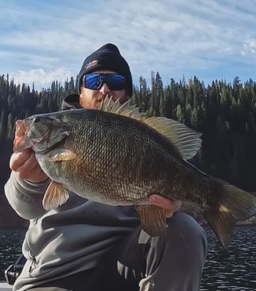 Instagram post by @joey.walton.fishing for 6th Sense Fishing. Caption reads: [...] this 6.8 pound FATTY that ate the....