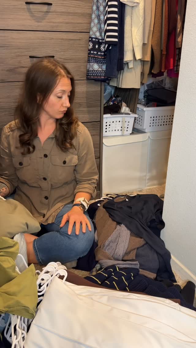 Instagram post by @our.blog.life for Trashie. Caption reads: [...] Closet (No Landfills Allowed!) 🌿....