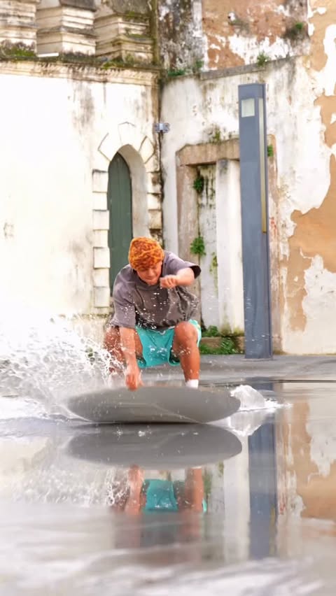 Instagram post by @adrienraza for DJI. Caption reads: [...] back! 🐶 

Kinda incredible how good the DJI....