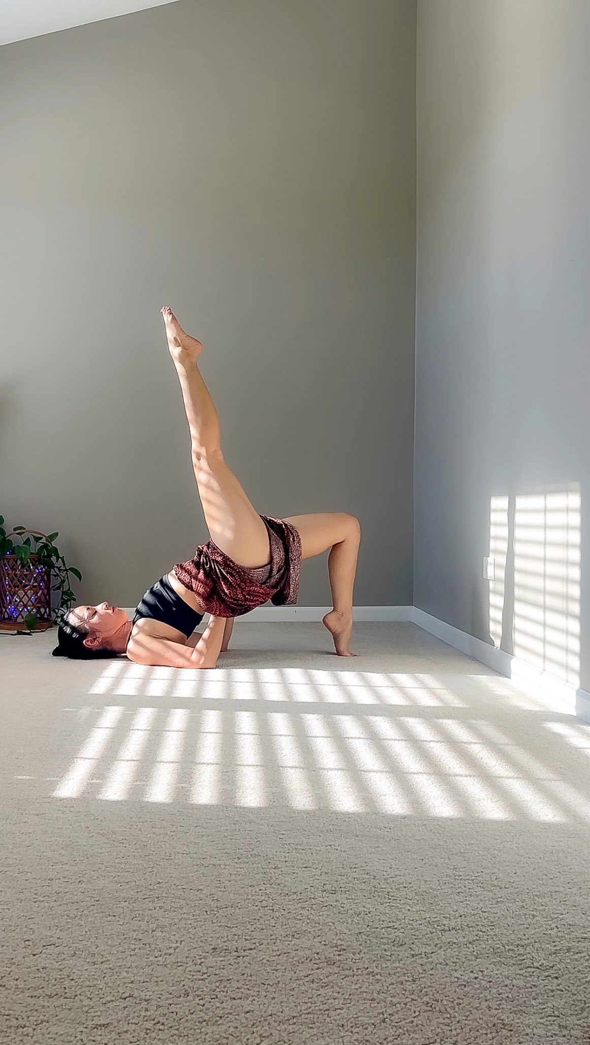 Instagram post by @iconicyogis for Boho Pants. Caption reads: A thankful heart transforms ordinary days into....