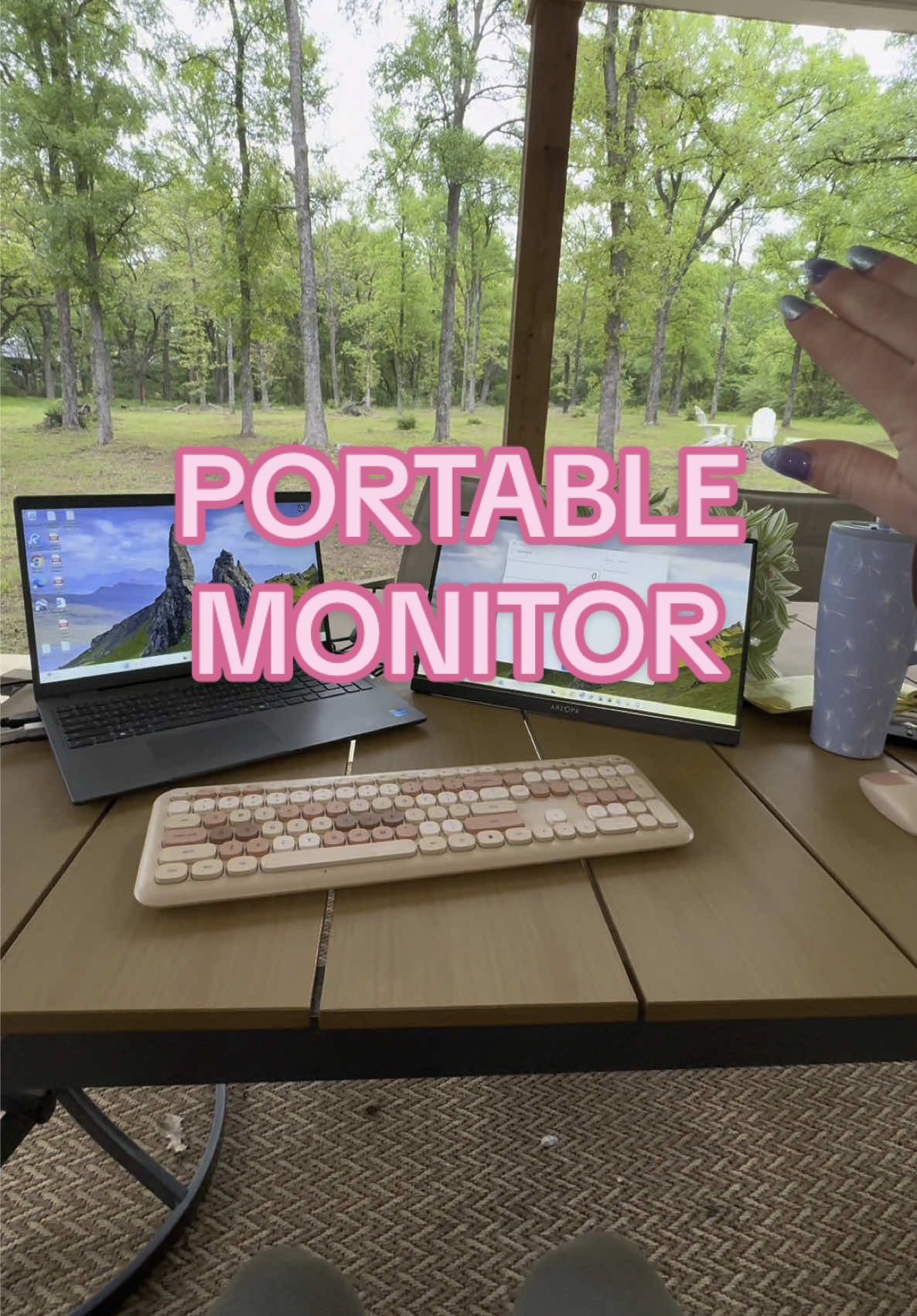 TikTok post by @thewoodleefam for ARZOPA. Caption reads: Ugh I wish I got this sooner!! @ARZOPA @ARZOPA....