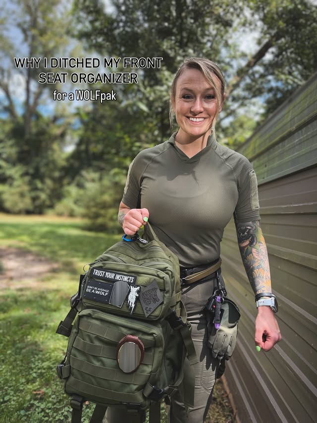 Instagram post by @rutfit5.0 for Wolfpak. Caption reads: [...] front has its own place now. I clip my....