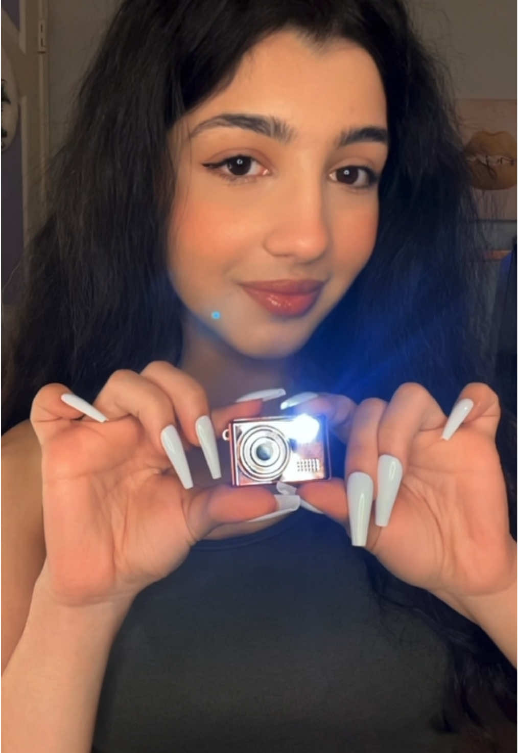 TikTok post by @miss_lisa_tx for Fitpolo. Caption reads: Showing off my rlly kwel hotu camera! :3 welcome....