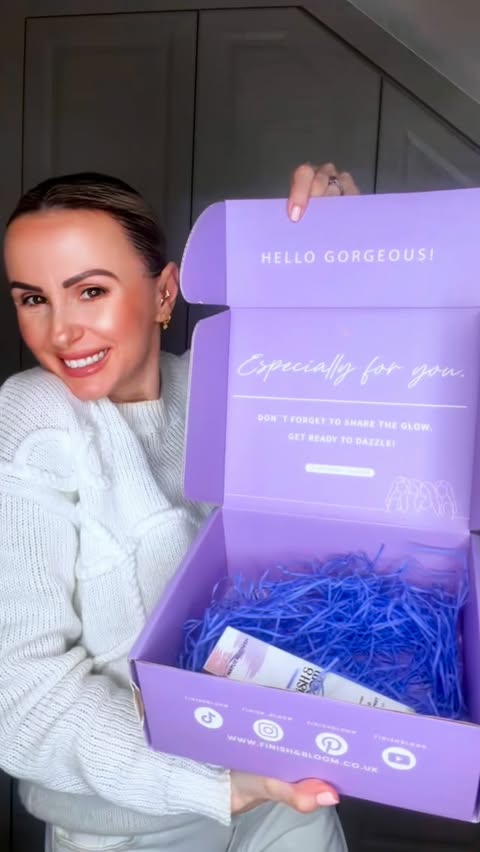 Instagram post by @juicydani for Sintillate Talent. Caption reads: [...] dewy finish 💖 Huge thanks to....