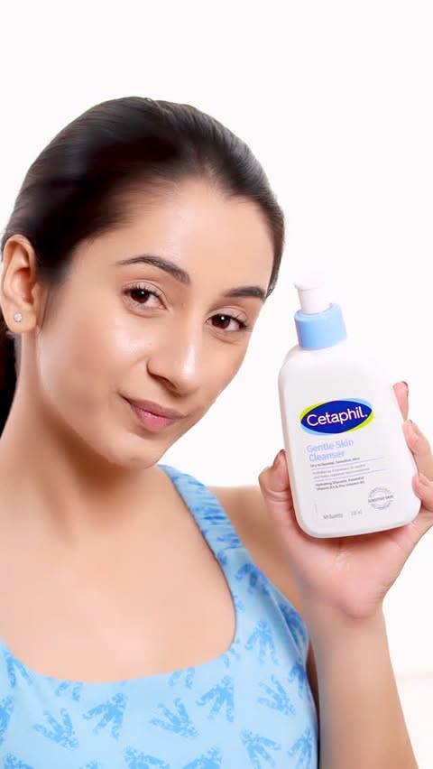 Instagram post by @_sherlen_ for Cetaphil. Caption reads: [...] Switched to something gentler, the Cetaphil....