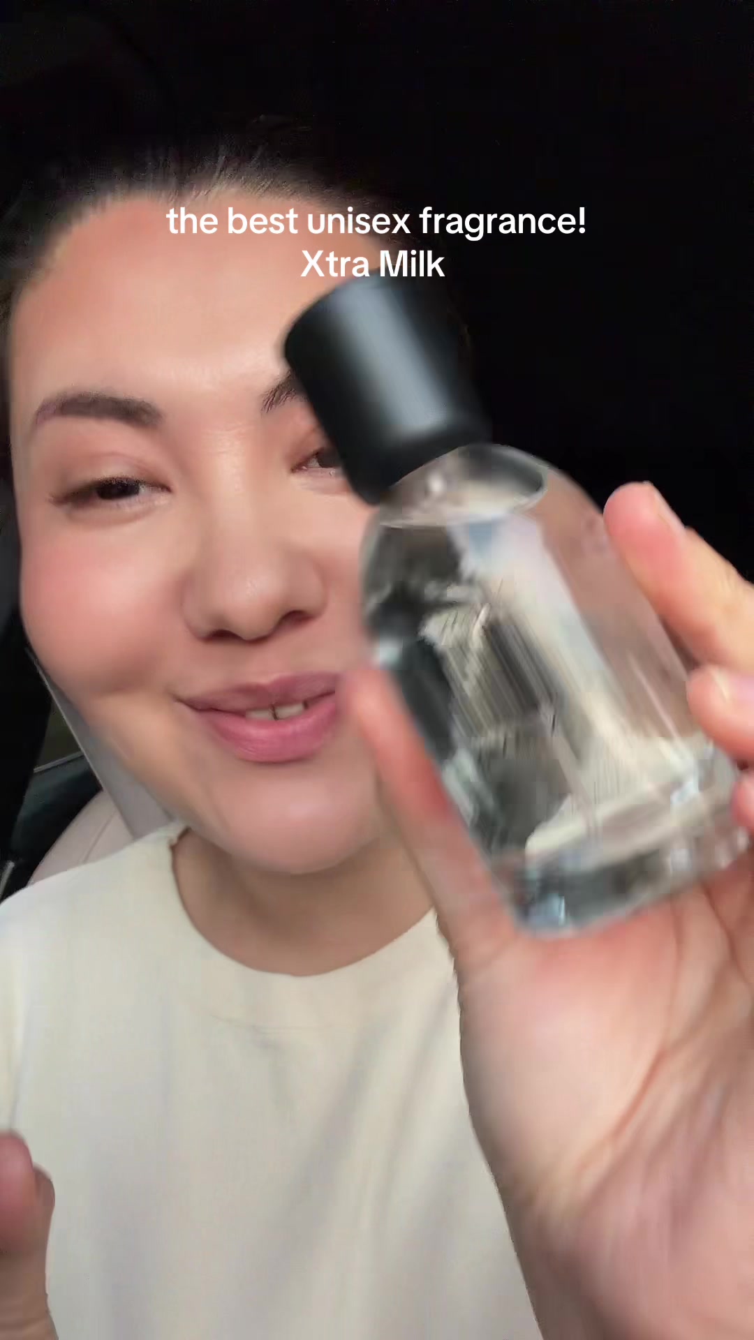 TikTok post by @glowlurex for DedCool. Caption reads: Xtra milk from @dedcool , unisex beautiful smell !....