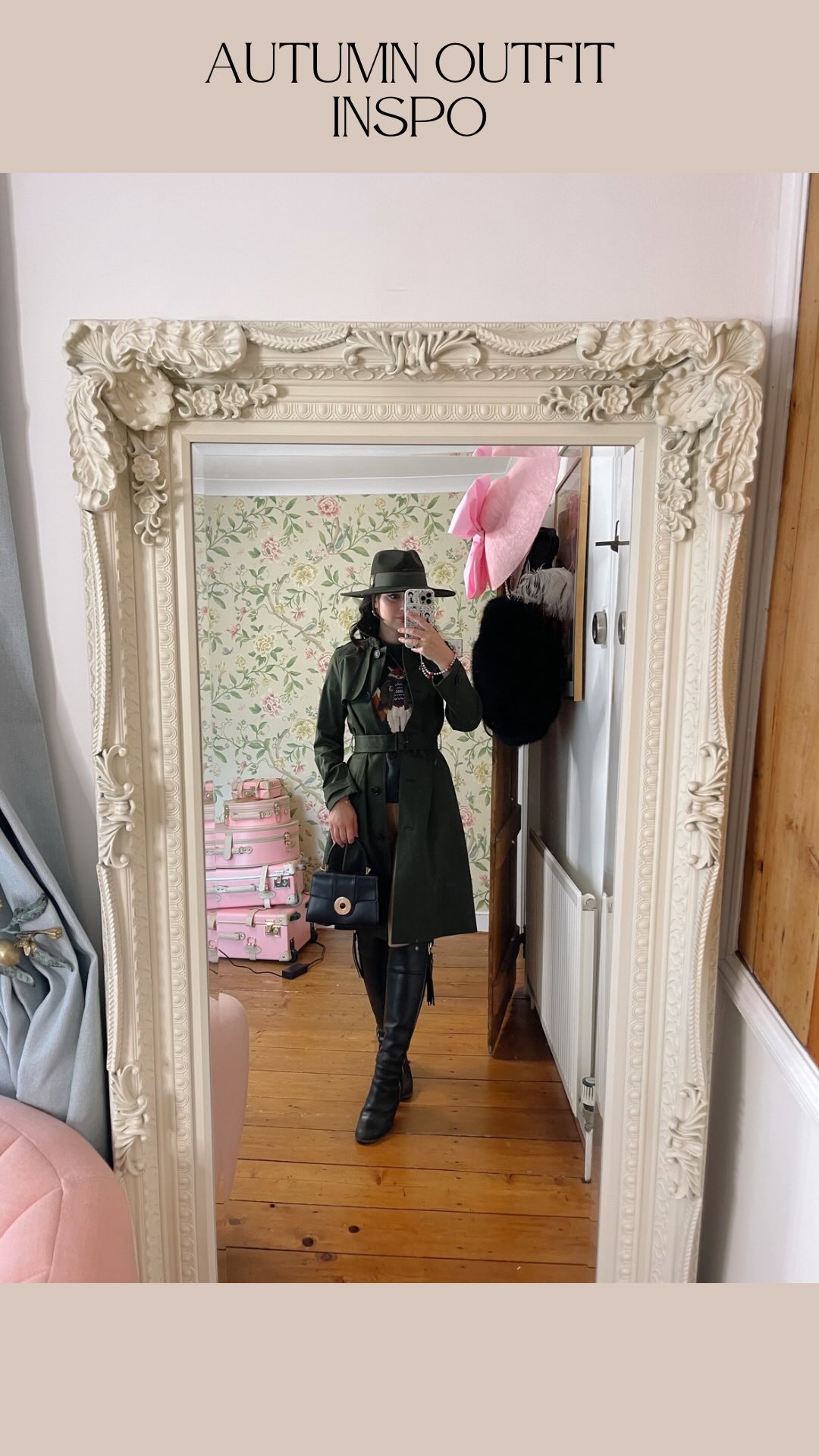 Instagram post by @hellomissjordan for Hicks & Brown. Caption reads: Some autumn/transitional outfit inspo ahead of the....