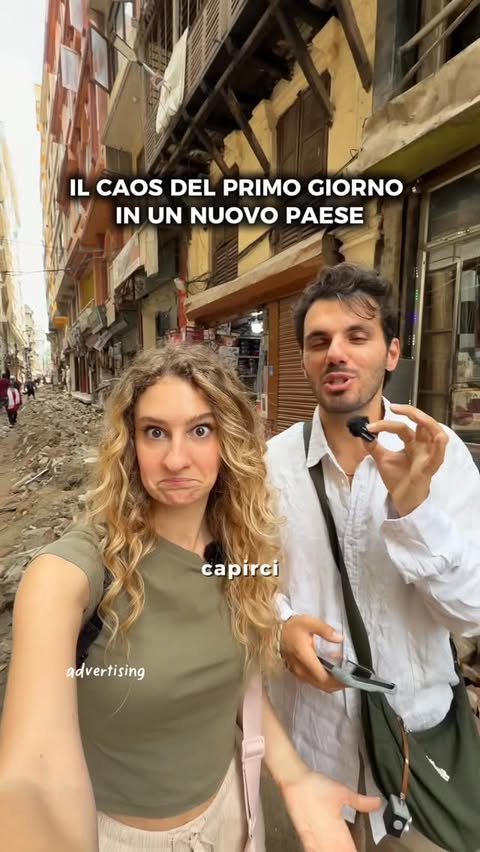 Instagram post by @giovanniarena_ for Airalo. Caption reads: [...] peripezie della giornata, @airalo ci ha....