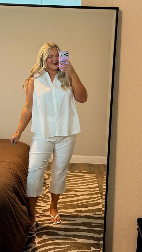 Instagram post by @ashleyyrobo for Lane Bryant. Caption reads: trendsetting without overspending with @lanebryant....