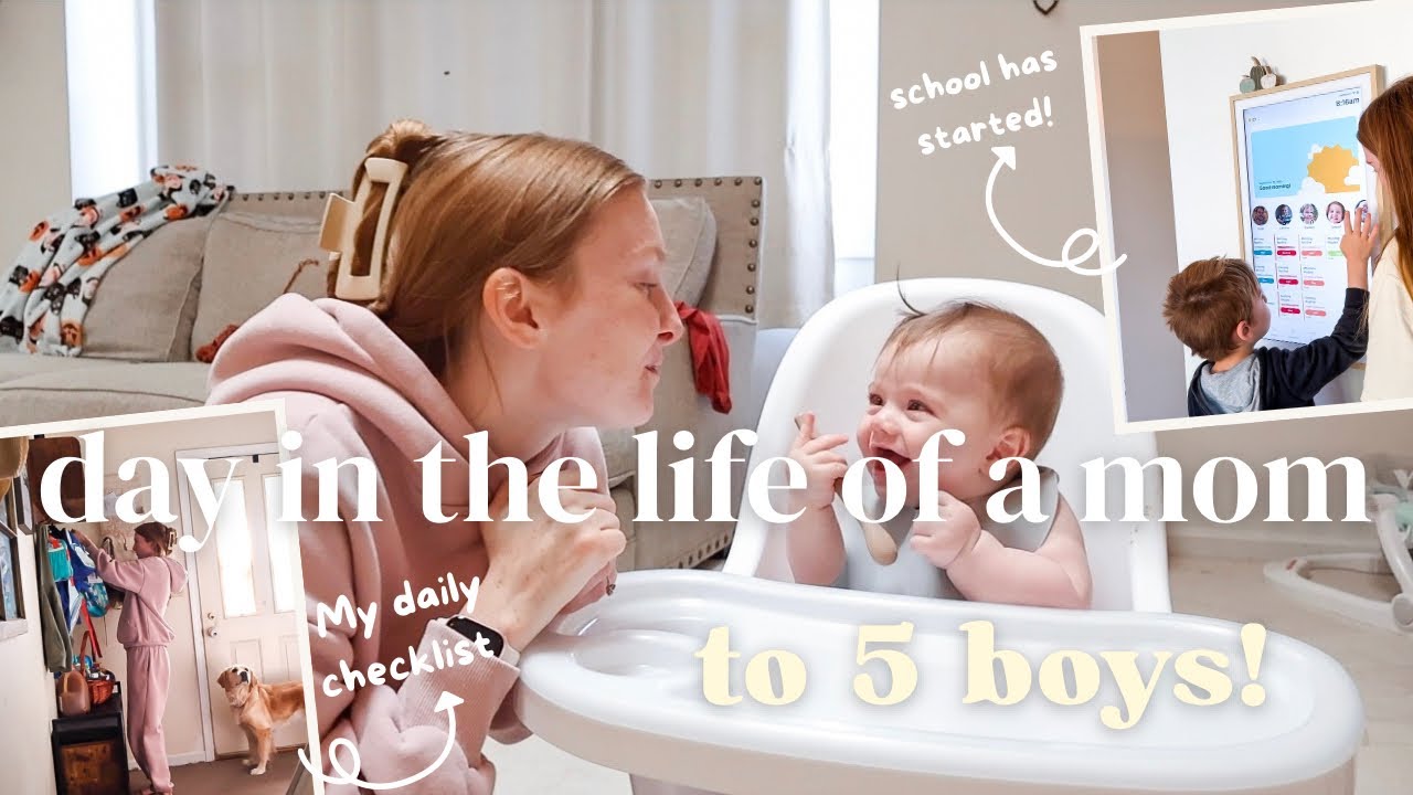 YouTube post by @MadelieneVanMarter for Solly Baby. Caption reads: Busy day in the life as a mom of 5 | My daily to....
