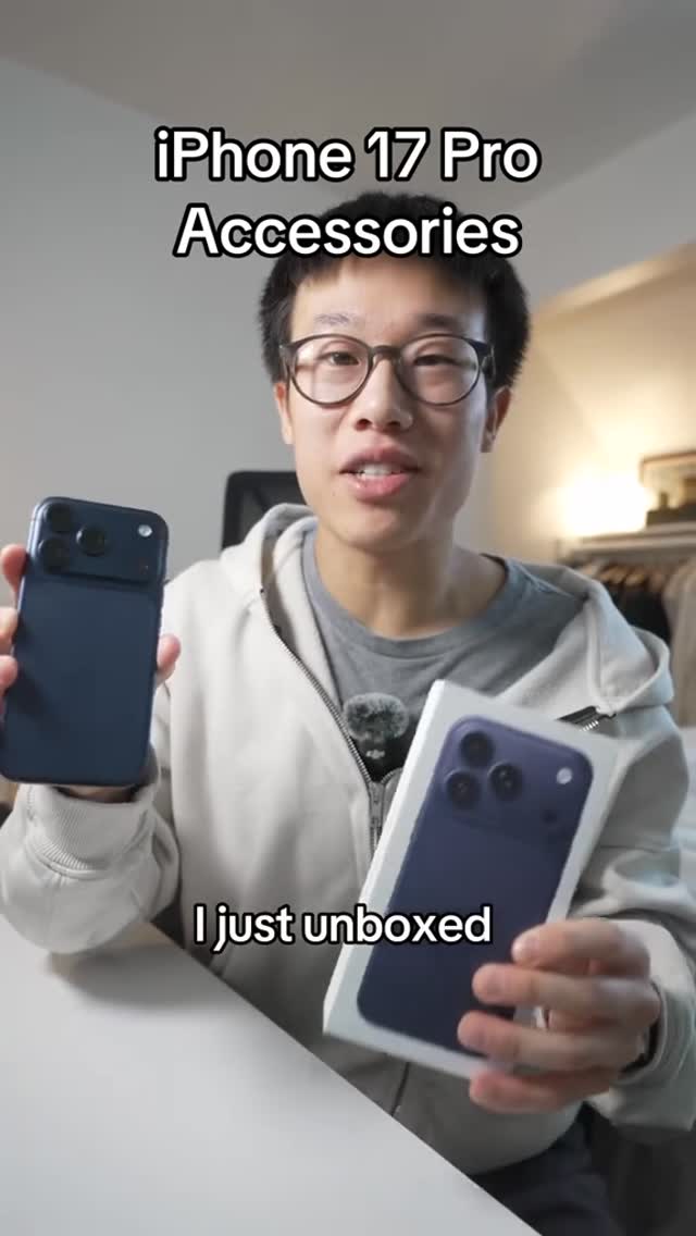 Instagram post by @tonytechbytes for Spigen. Caption reads: [...] 17 Pro Cases & Screen Protectors from....