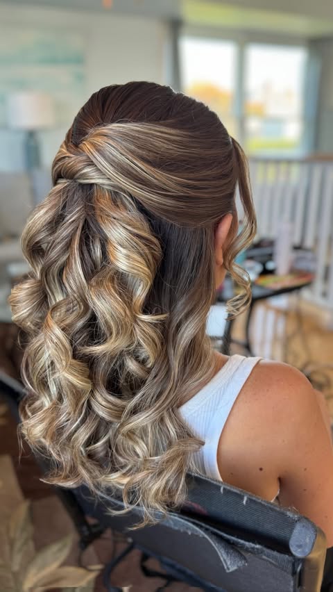 Instagram post by @alexandralee1016 for SalonCentric. Caption reads: [...] Hot Spray 20 for the win + right now....