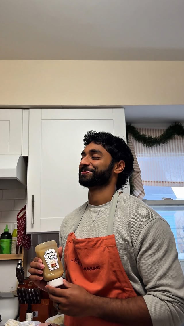 Instagram post by @mattandkharli for Heinz. Caption reads: #HeinzPartner Matt made me the ultimate....