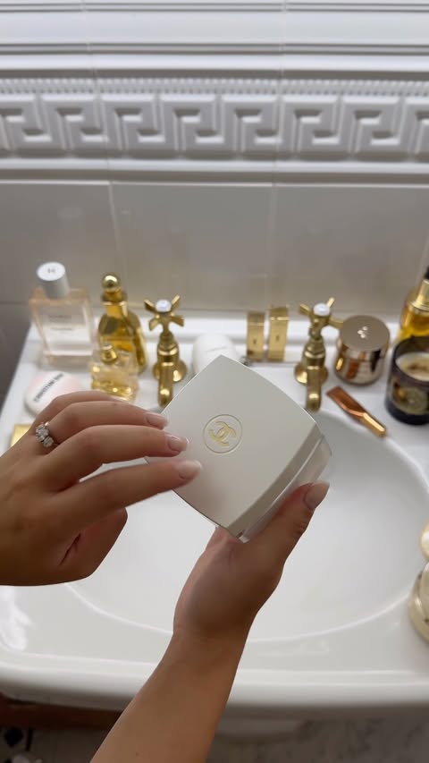 Instagram post by @withdanielle_ for narciso rodriguez. Caption reads: Your reminder to spoil yourself 🧖🏽‍♀️✨ Products....