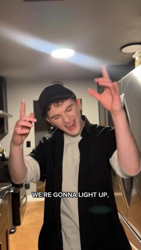 Instagram post by @anthonygargiula for Govee. Caption reads: Let’s cheer up and experience the new lighting....