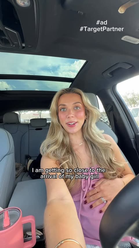 Instagram post by @mollyanneseymour for Huggies. Caption reads: #ad So excited to be partnering with @huggies and....