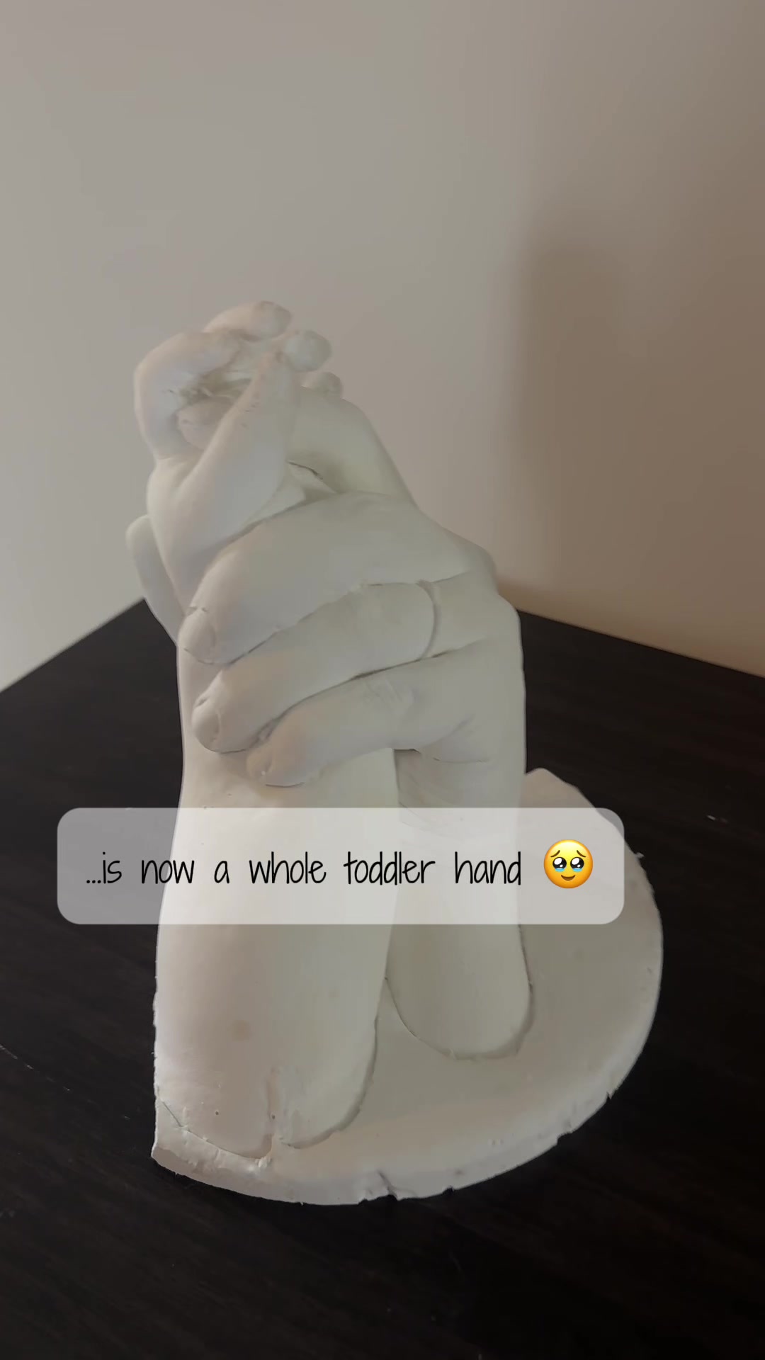 TikTok post by @barbn111 for Luna Bean. Caption reads: [...] these moments with this hand cast @Luna Bean....