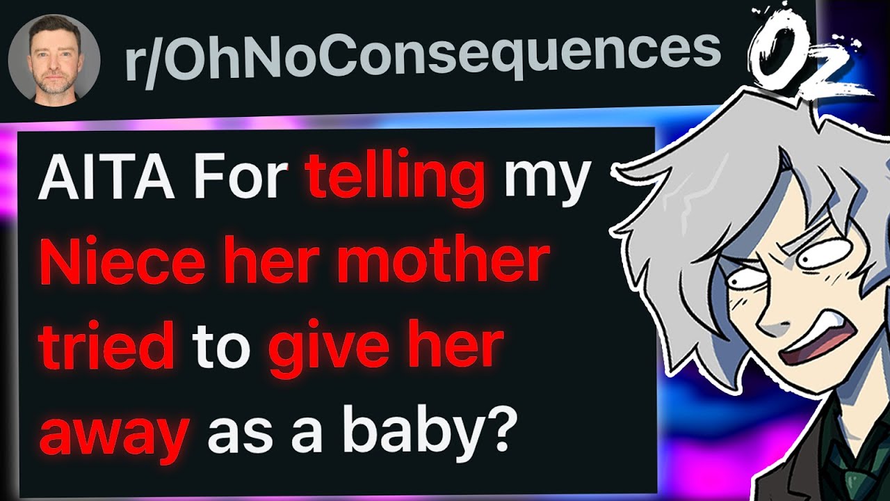 YouTube post by @Oz_ for Makeship. Caption reads: r/OhNoConsequences AITA For Telling My Niece Her....