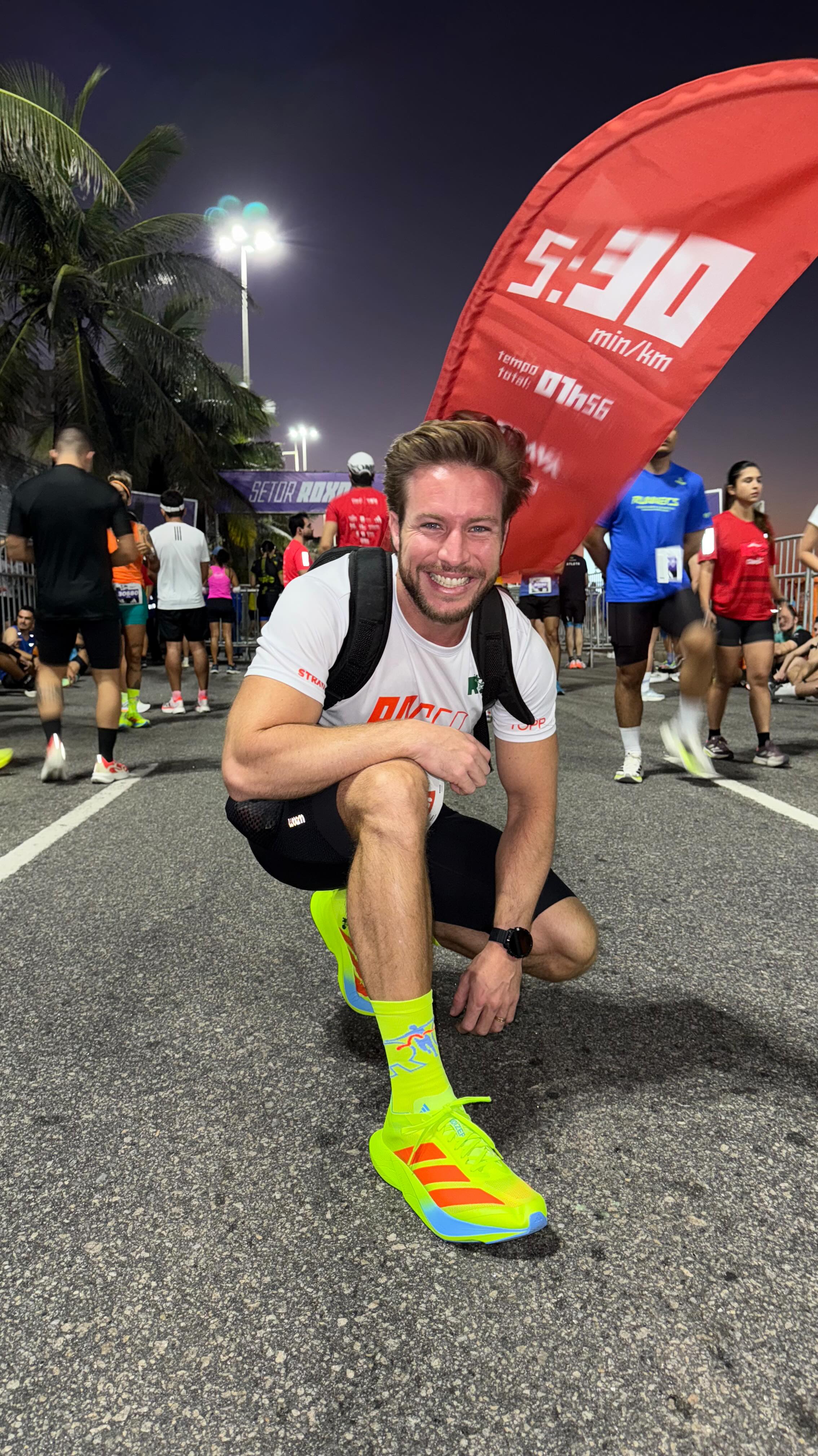 Instagram post by @felipedunder for Strava. Caption reads: Fui Pacer na Meia Maratona do Rio😍🏃‍♂️‍➡️

Que....