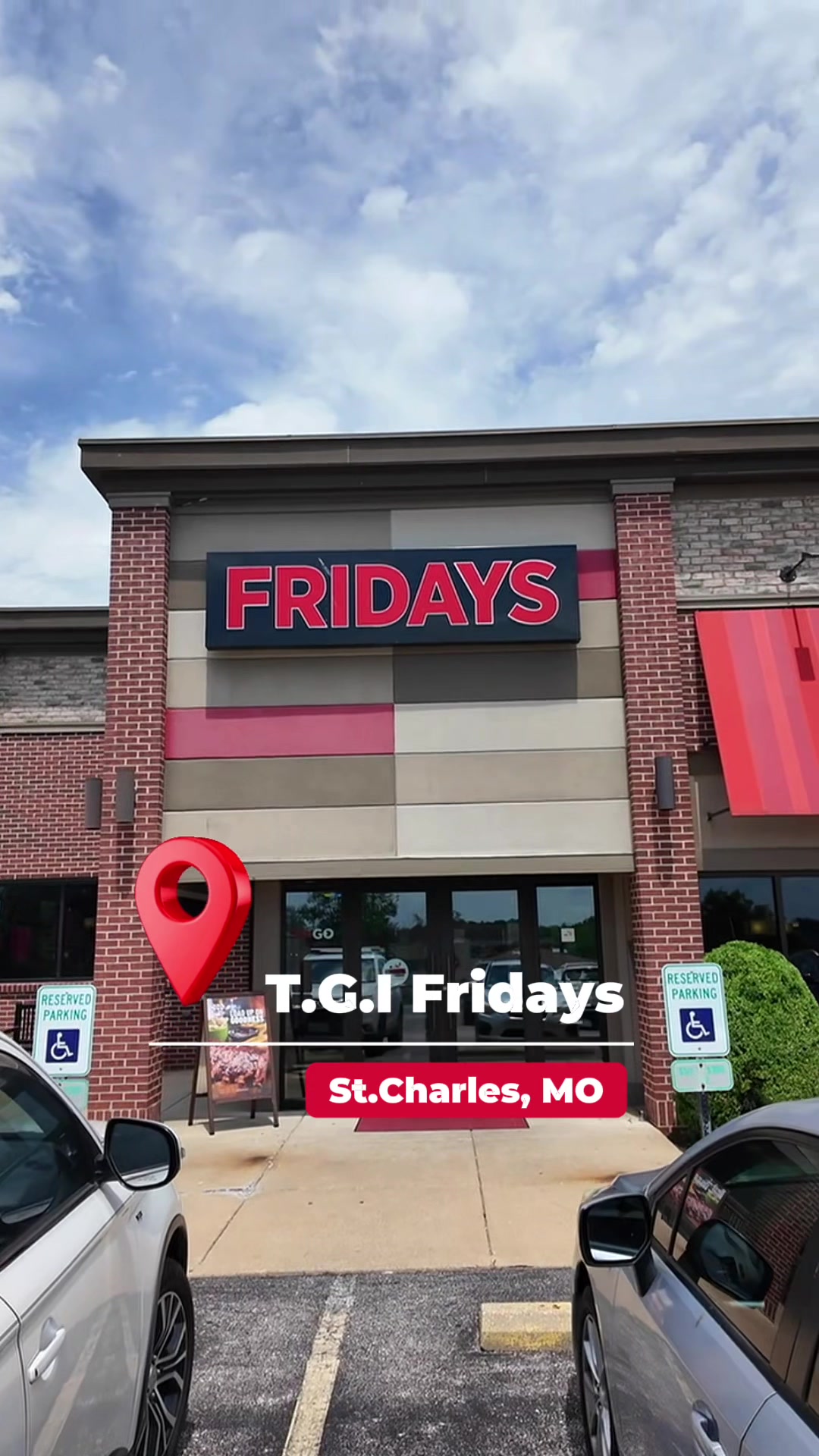 TikTok post by @diamondsgalore_ for TGI Fridays. Caption reads: No matter the day @TGIFridays for the WIN!! The....