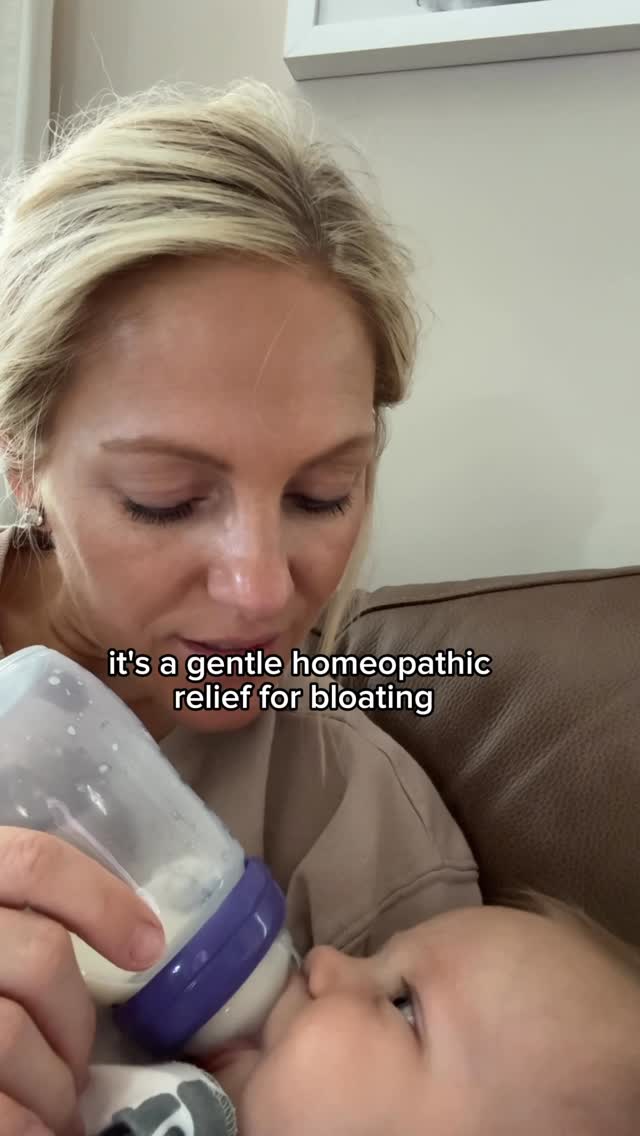 Instagram post by @brittneyzillig for BoironUSA. Caption reads: I’m not a new mom but I’m a new mom to this baby....