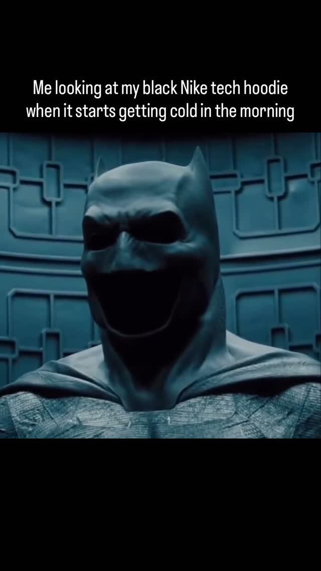 Instagram post by @funnyhoodvidz for Warner Bros.. Caption reads: It’s time 🥶 (via @batman).