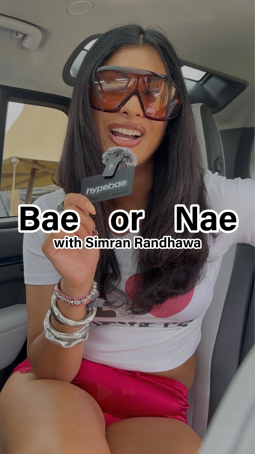 Instagram post by @simran for Hypebae. Caption reads: Just wait until you hear @simran’s hot take on....