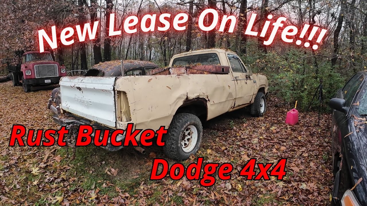 YouTube post by @ThisNThatGarage for REDTIGER. Caption reads: This Old Rust Bucket Dodge Is Getting A New Lease....